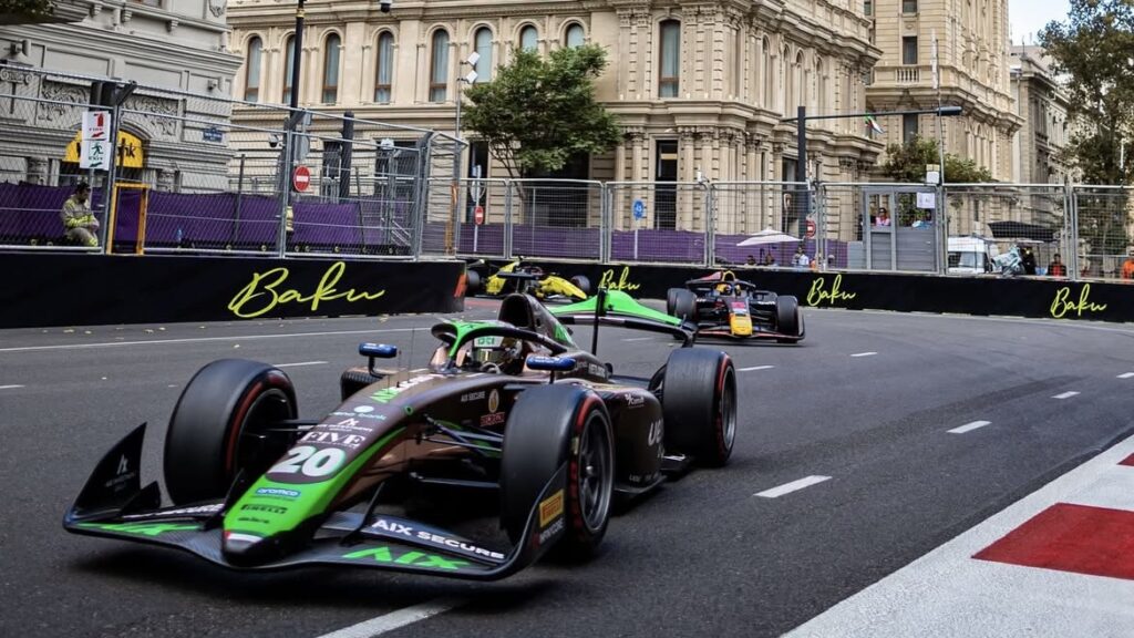 Joshua Durksen passa in Invicta: qui al volante della AIX Racing nel corso dell'ultimo appuntamento di Formula 2 a Baku.