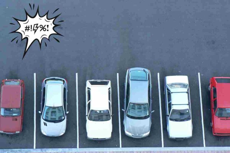 Parcheggio auto insultare