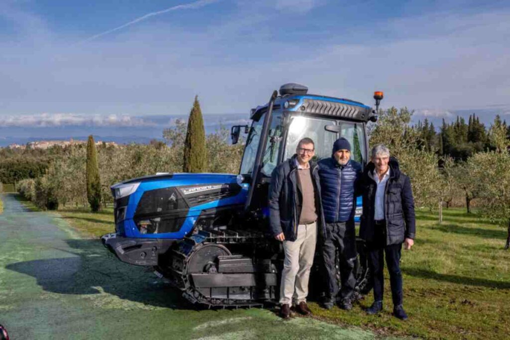Luciano Spalletti e il suo trattore Landini Trekker 4-110M