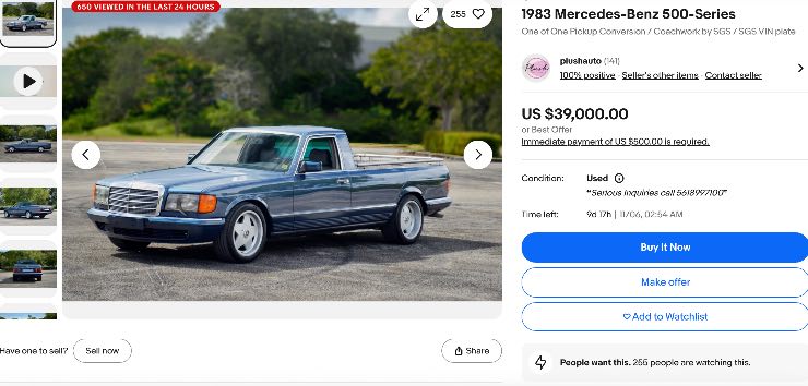 Mercedes conversione sacrilega