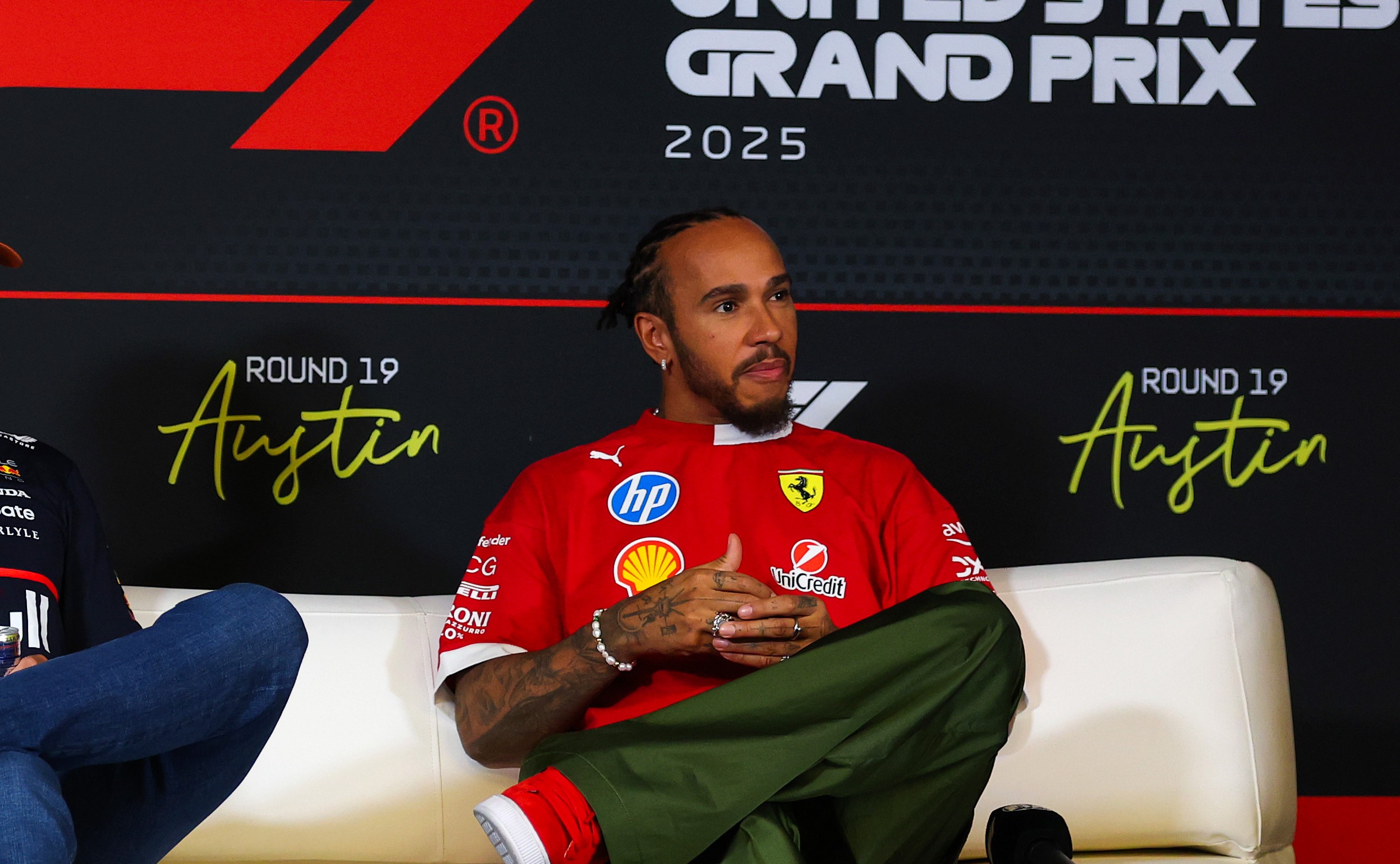 Hamilton pronto a combattere Lewis Austin Ferrari F1 GP USA