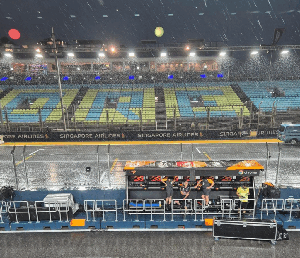 FOTO - Piove a Singapore: occhio alla gara, le previsioni in vista del GP!