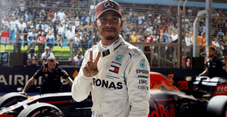 pole di hamilton a singapore