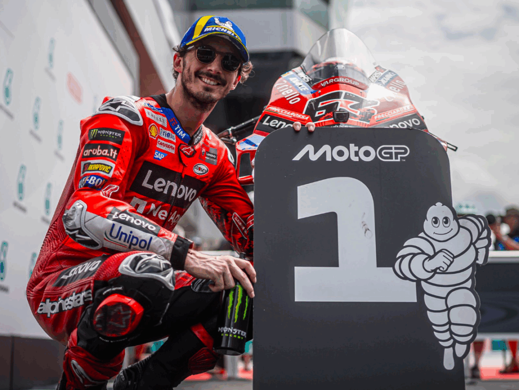 Bagnaia vince a Sepang: "Va capito il perchè. E l'abbassatore oggi non funzionava..."