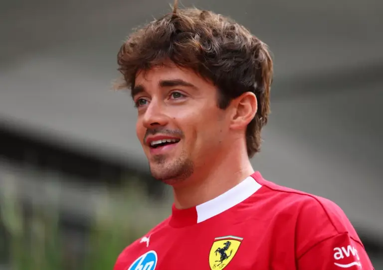leclerc via dalla ferrari f1 charles