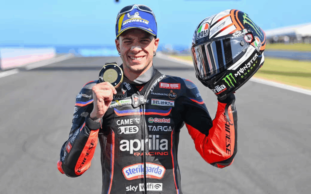 Aprilia, Bezzecchi: "Gara difficile ma sono molto contento del terzo posto"