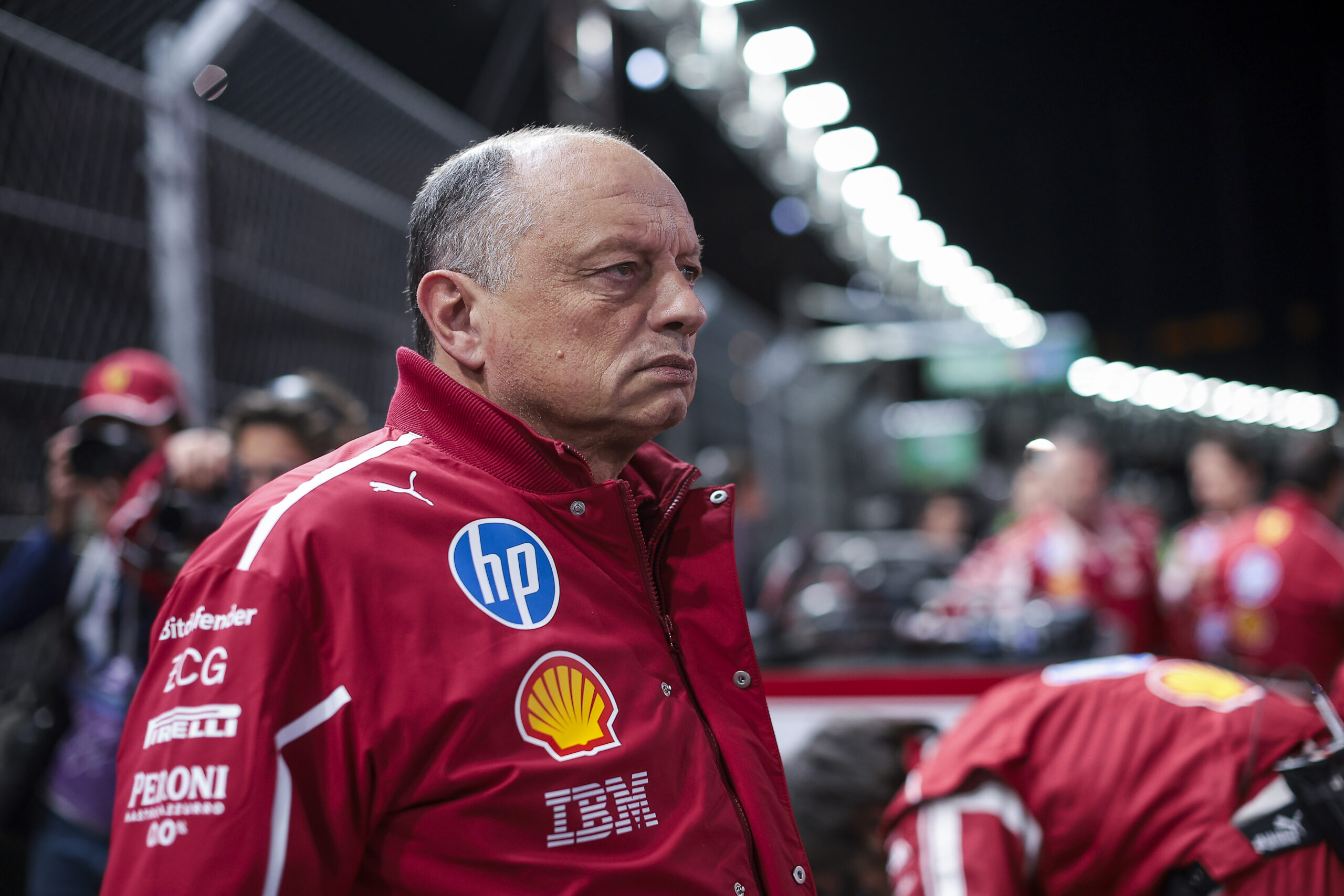 Fred vasseur e ferrari carichi per il qatar GP F1 2025 Ferrari Qatar