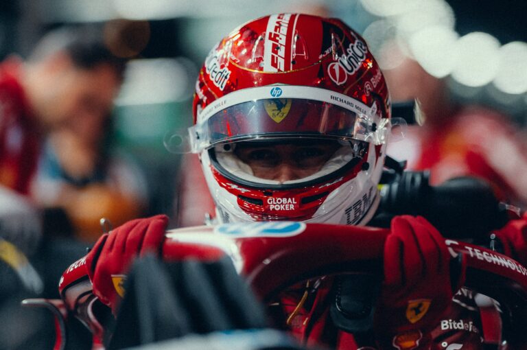f1 charles leclerc in aston martin ferrari
