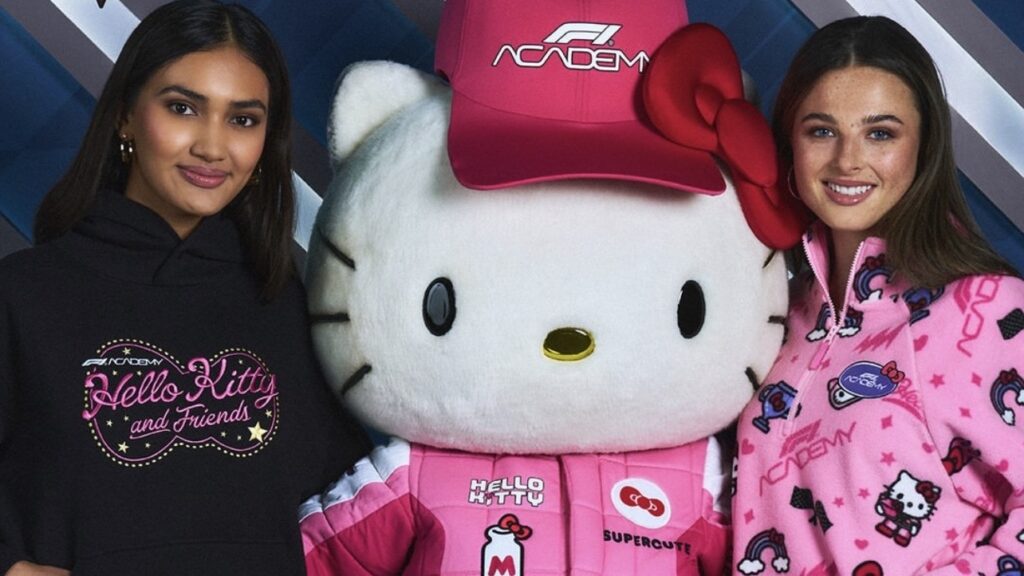 F1 Academy a Las Vegas, verrà rilasciato il merchandising realizzato in collaborazione con Hello Kitty.