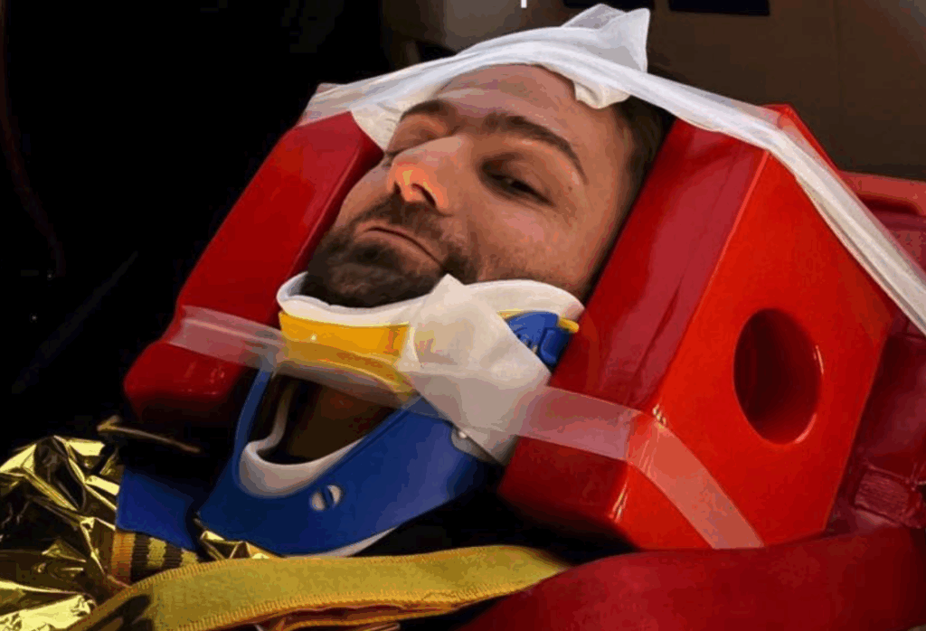 Paura per Mattia Pasini alla 100 Km dei Campioni: “Sto bene”. E Rossi vince