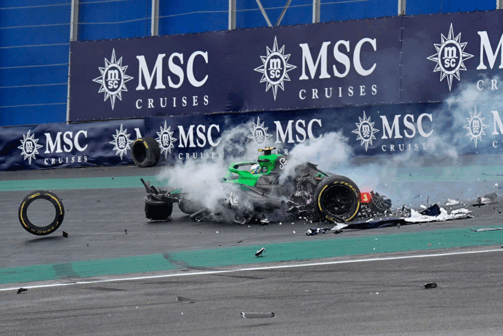 Sauber, che spavento per Bortoleto: "Fortunato e benedetto ad esserne uscito illeso"