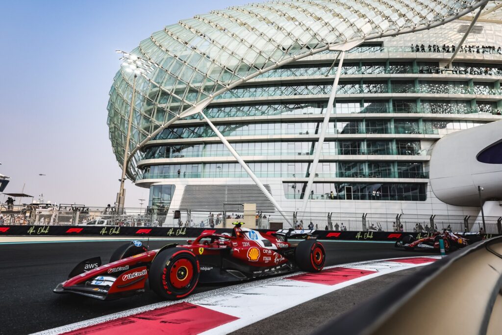 Test F1 Abu Dhabi, tutte le lineup