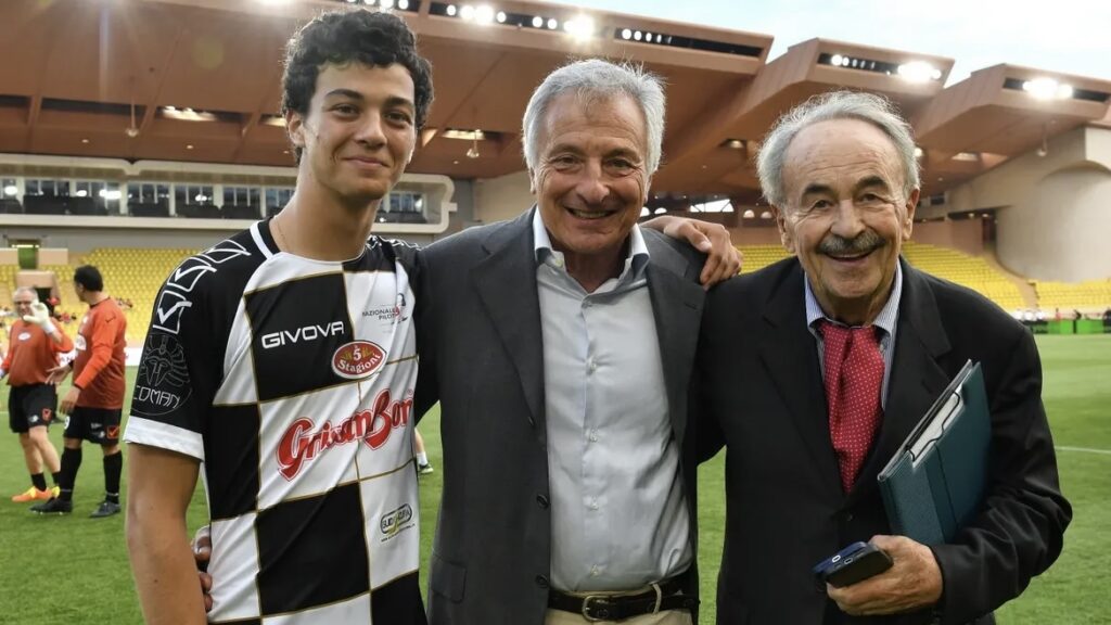 Gli ideatori della Nazionale Piloti: da destra verso sinistra, Mario Di Natale con Riccardo Patrese e suo figlio Lorenzo, anche lui pilota, impegnato nel GT World Challenge Europe.