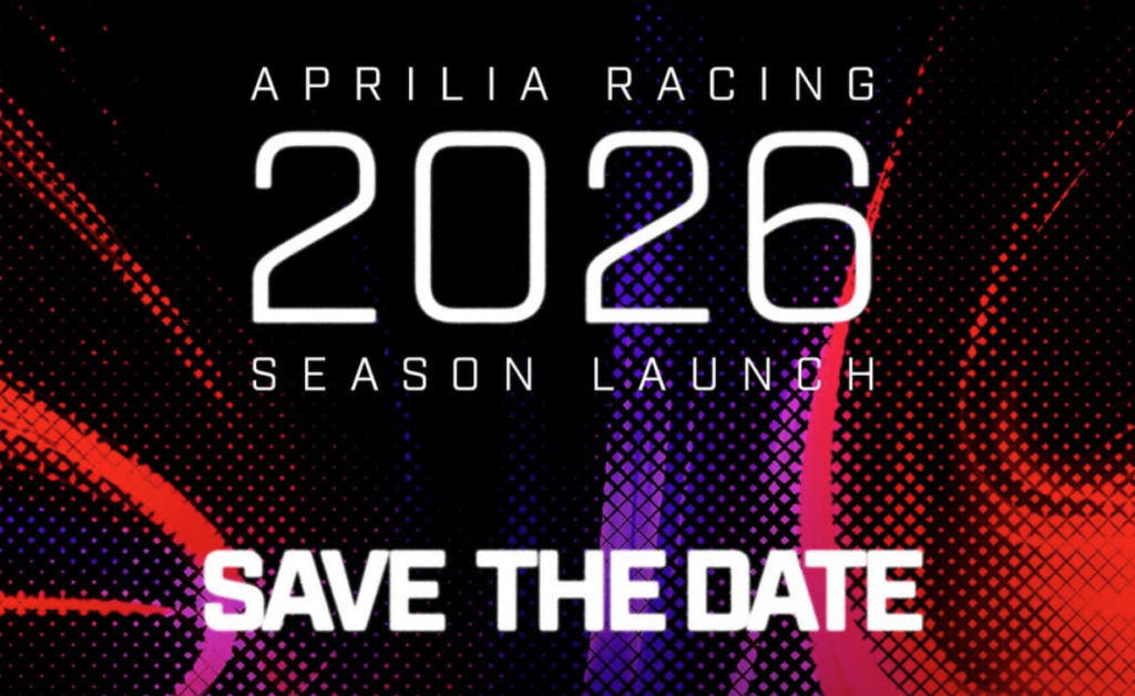 Aprilia Racing presenta la livrea 2026 il 15 gennaio: ecco i dettagli