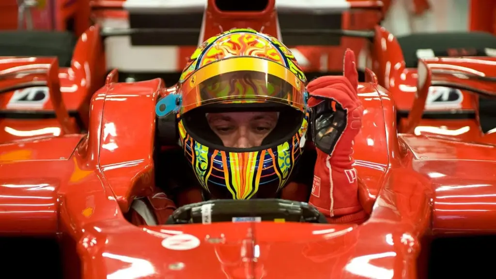 valentino rossi f1 ferrari hamilton