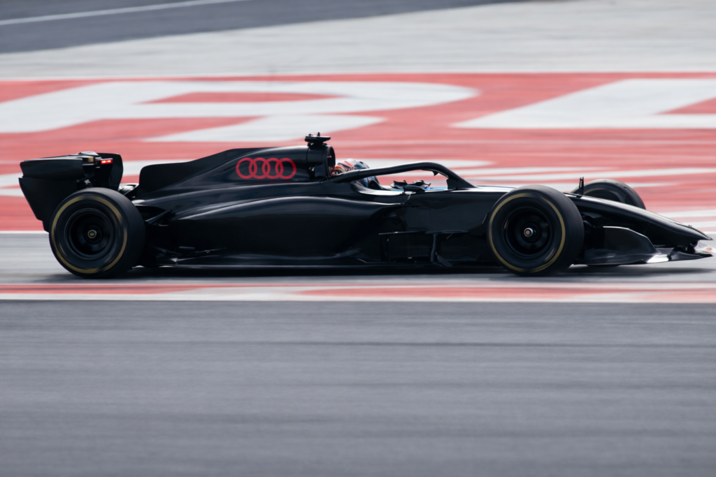 audi f1 filming day 2026