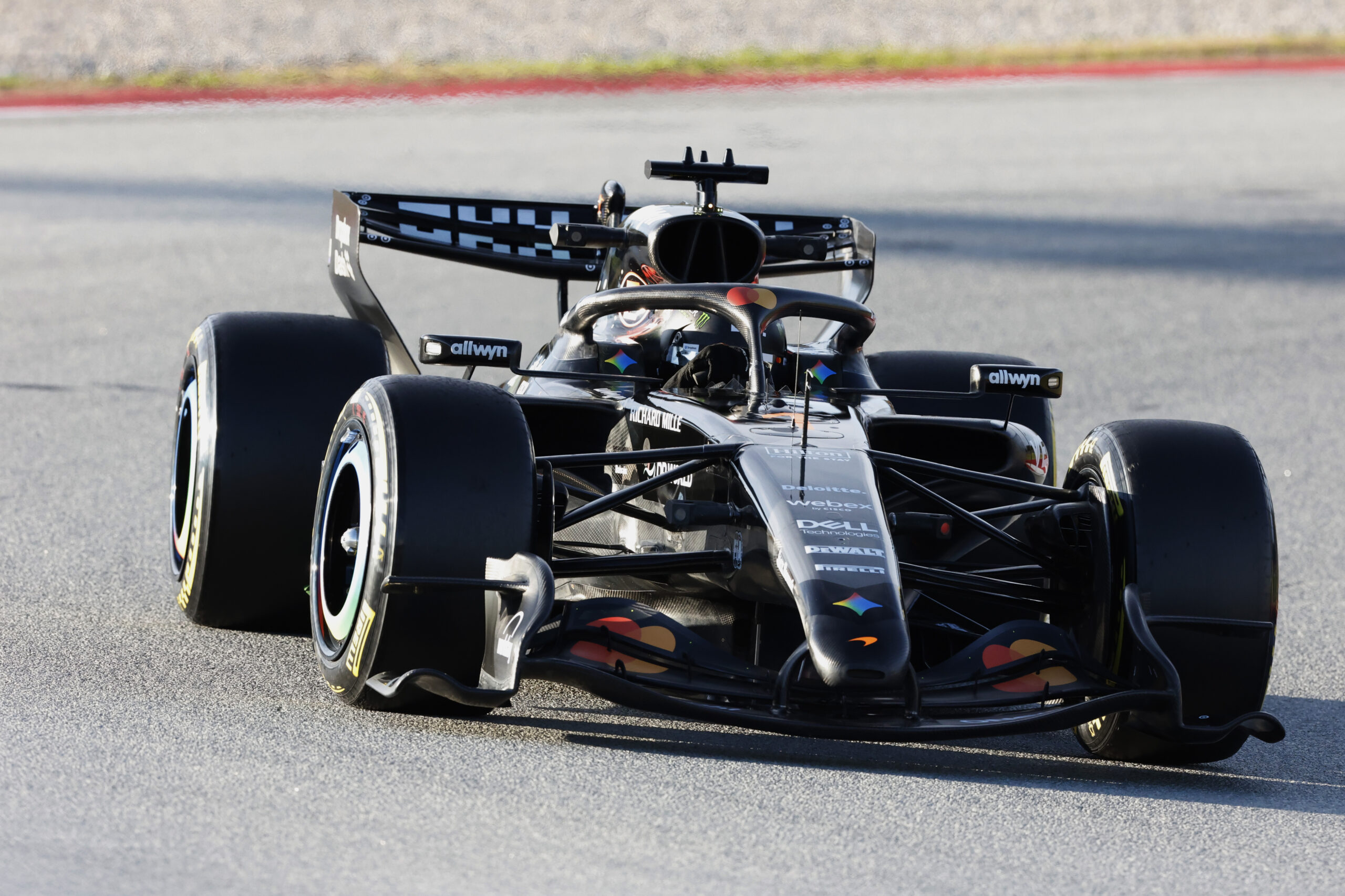 mclaren lando norris test di barcellona f1