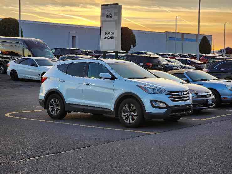 Auto Hyundai sorpasso