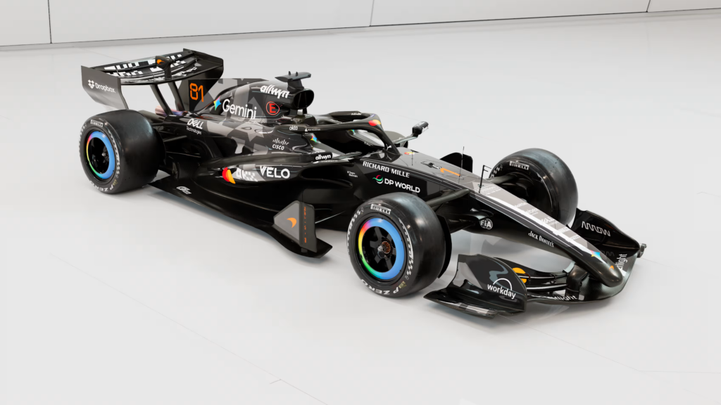 Livrea McLaren 2026, le prime FOTO della vettura da utilizzare nei test