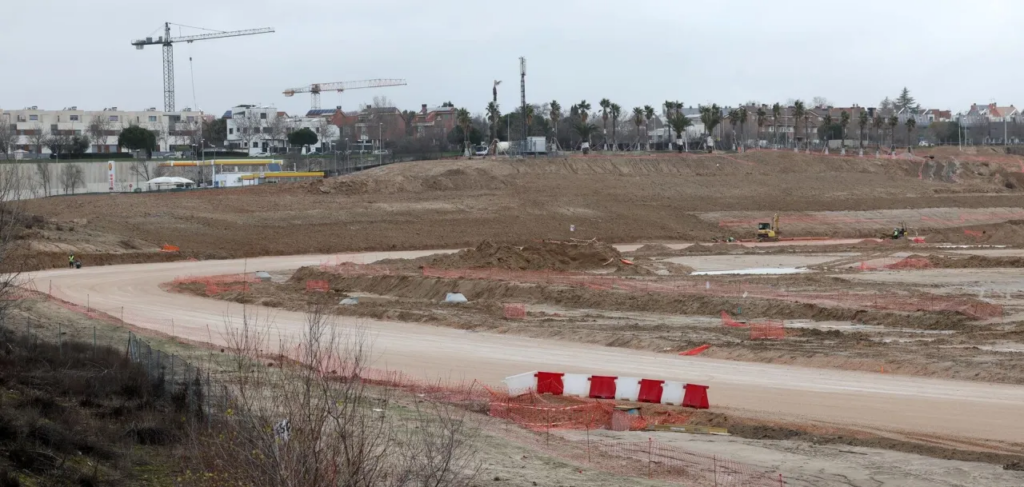 F1 a Madrid nel 2026, lavori in forte ritardo? Le FOTO del cantiere