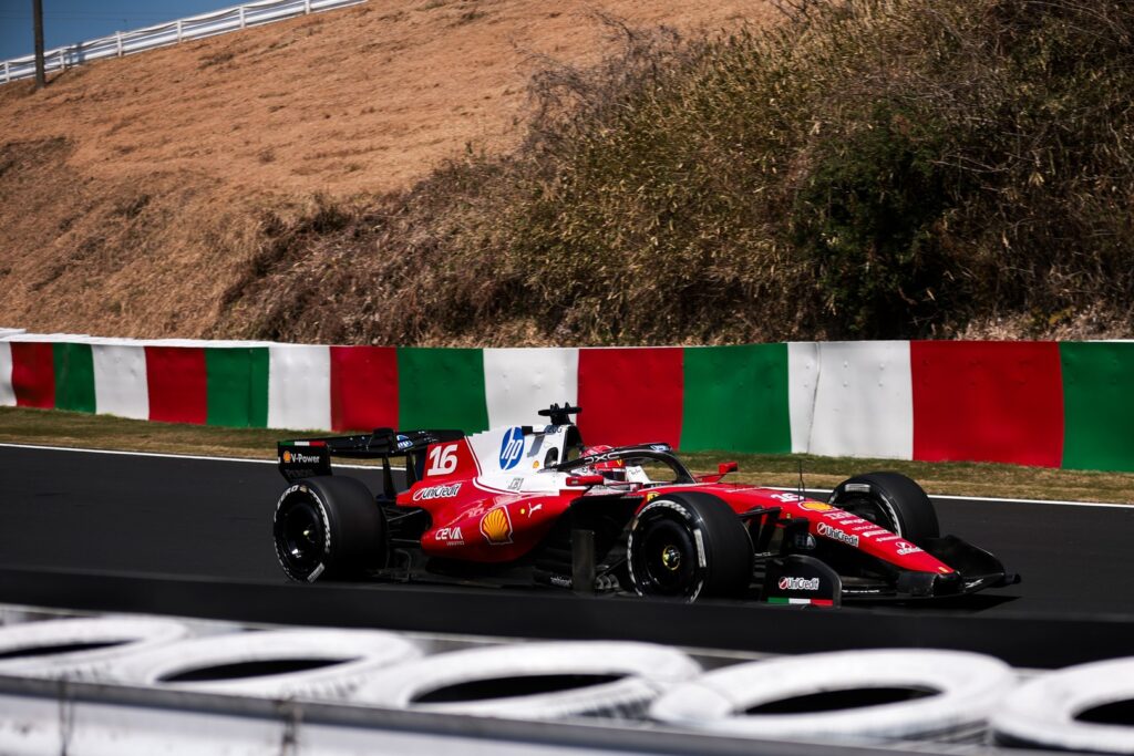 f1 charles leclerc team radio giappone ferrari