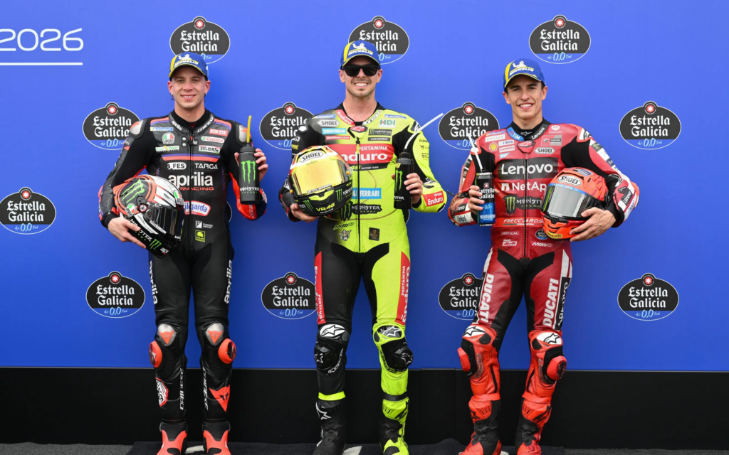 The STARTING GRID for the MotoGP Sprint in Brazil: Italian 1–2 up front!