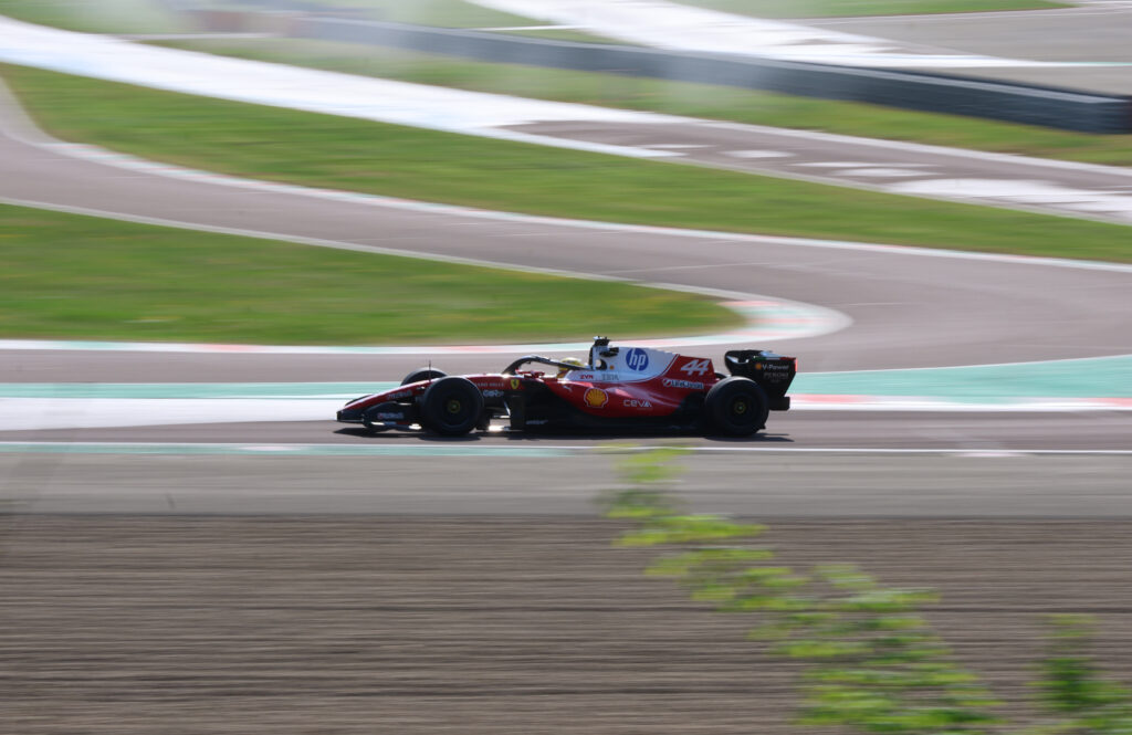 f1 test pirelli ferrari fiorano lewis hamilton