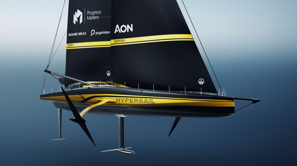 Ferrari svela Hypersail: la nuova livrea del Cavallino... sull’oceano