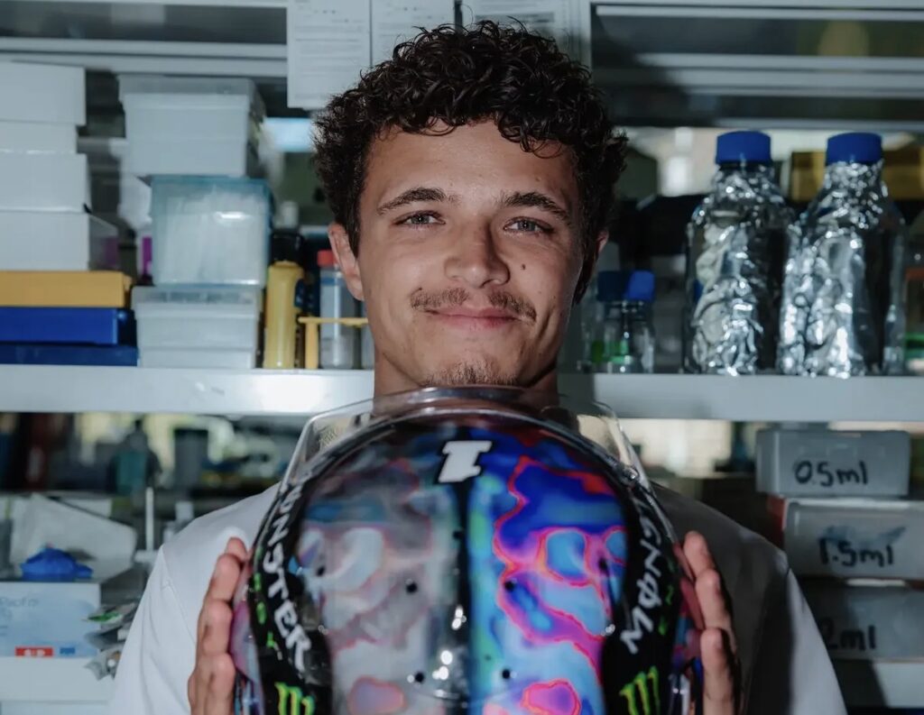 F1, il casco di Norris in Canada sarà un capolavoro di beneficienza