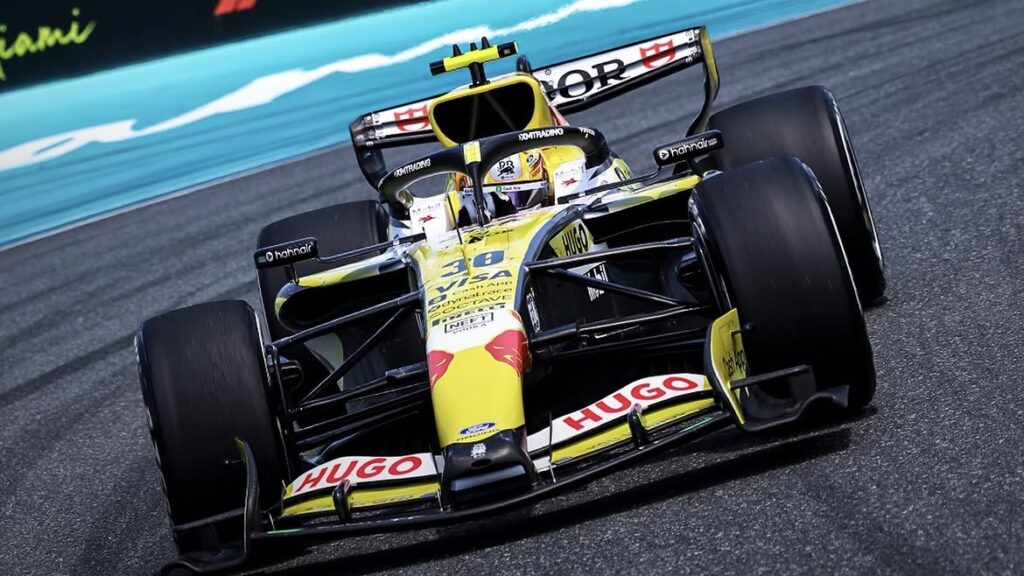 Perchè Lawson non è stato penalizzato: il pilota neozelandese non dovrà scontare alcuna posizione di penalità in griglia nell'appuntamento di Montreal - PH: Visa Cash App Racing Bulls.