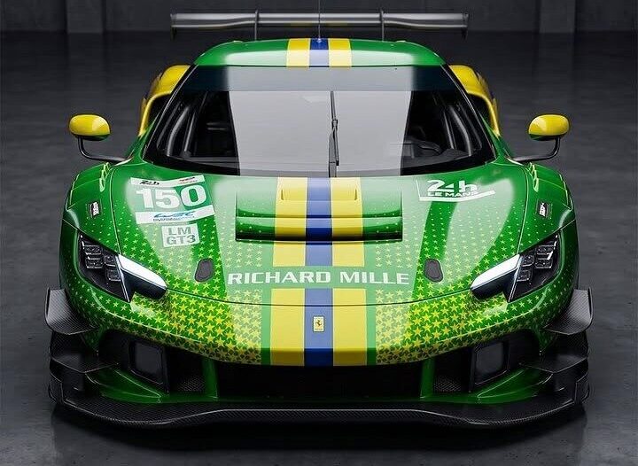 24 Horas de Le Mans 2026: AF Corse presenta una decoración “Samba” brasileña (FOTOS)