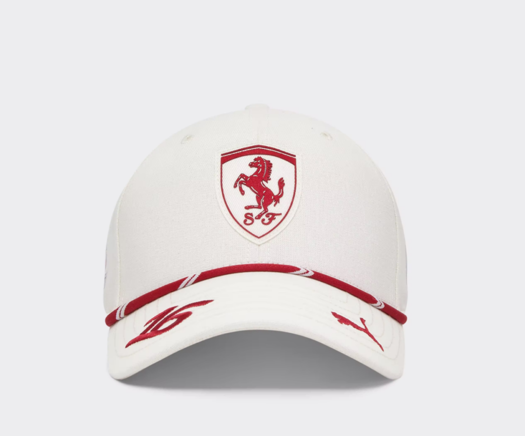 Leclerc’s Monaco 2026 Cap: Charles celebrates his renewal… in white