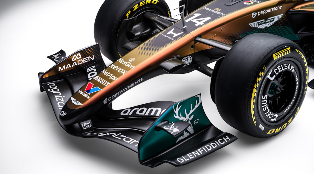 F1, la nueva decoración de Aston Martin en Mónaco: “Cambia de color en cada curva”